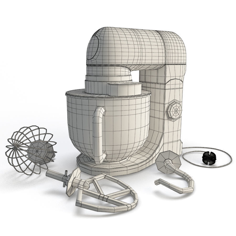 Kmix Stand Mixer Kenwood 3D model_1