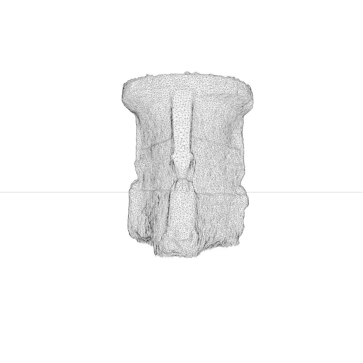 ASSYRIAN - SANDSTONE STAND 3D model_2