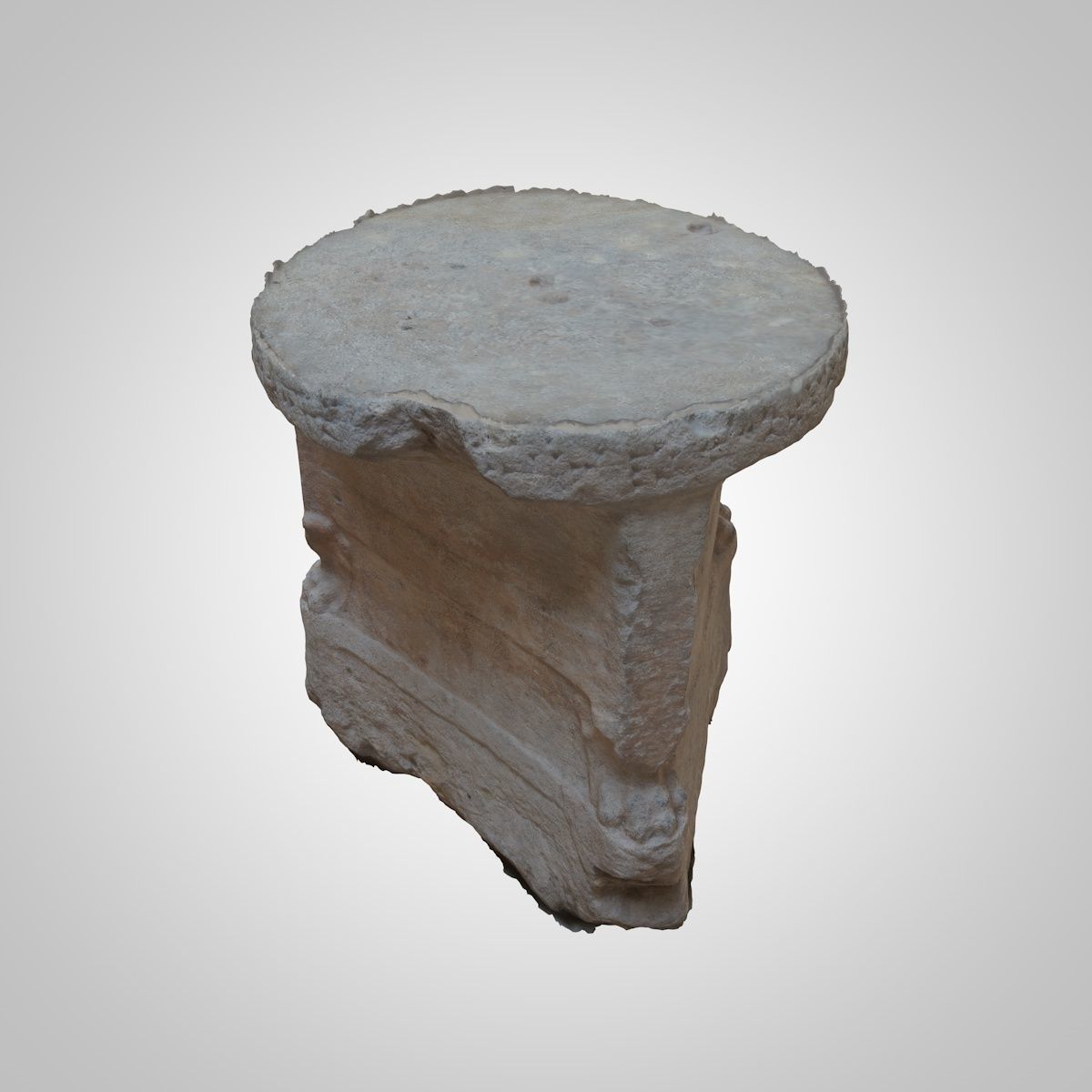 ASSYRIAN - SANDSTONE STAND 3D model_10