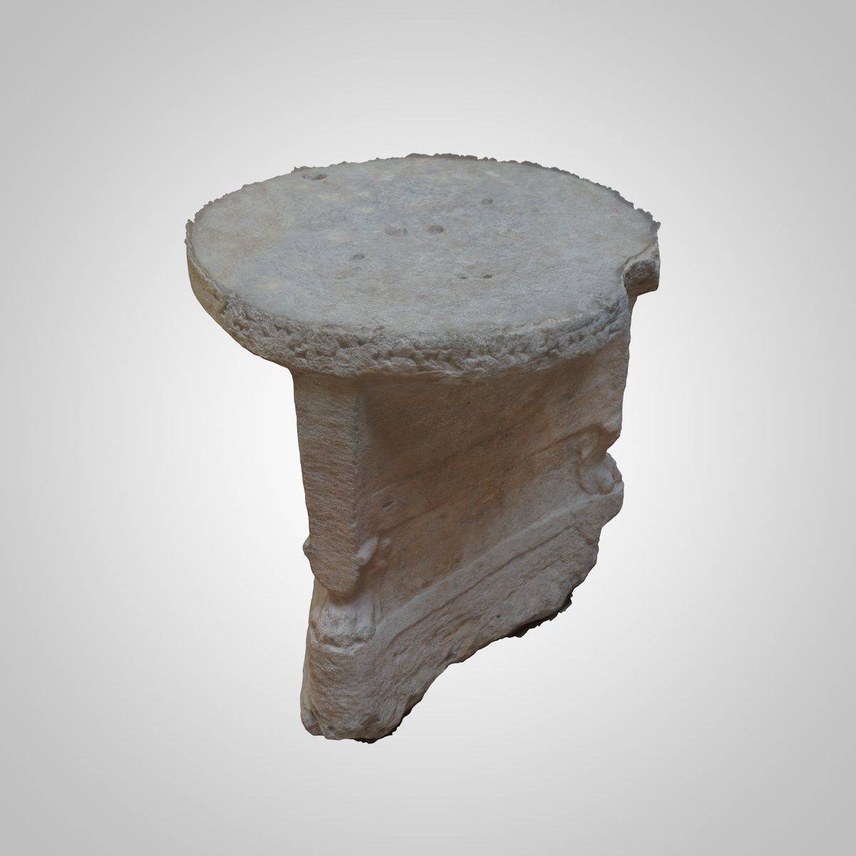 ASSYRIAN - SANDSTONE STAND 3D model_12