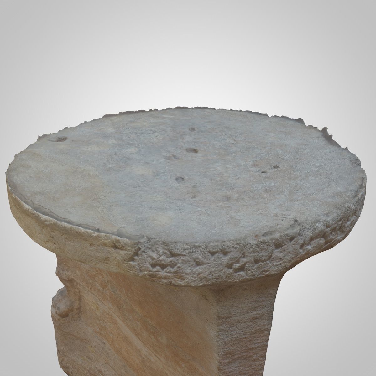 ASSYRIAN - SANDSTONE STAND 3D model_14