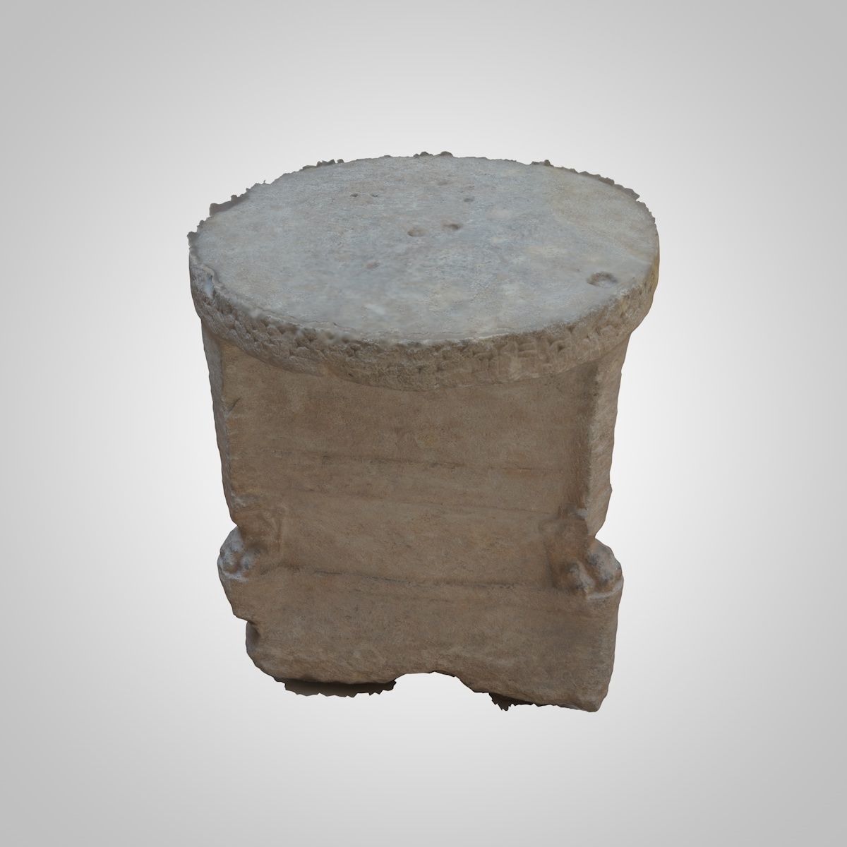 ASSYRIAN - SANDSTONE STAND 3D model_8