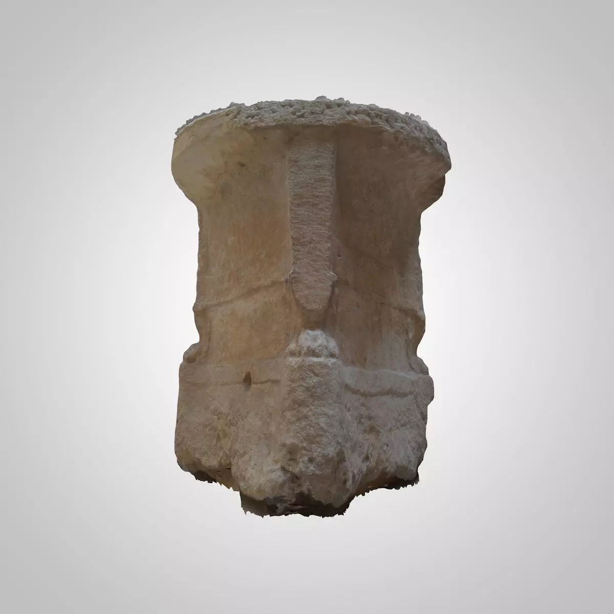 ASSYRIAN - SANDSTONE STAND 3D model_0