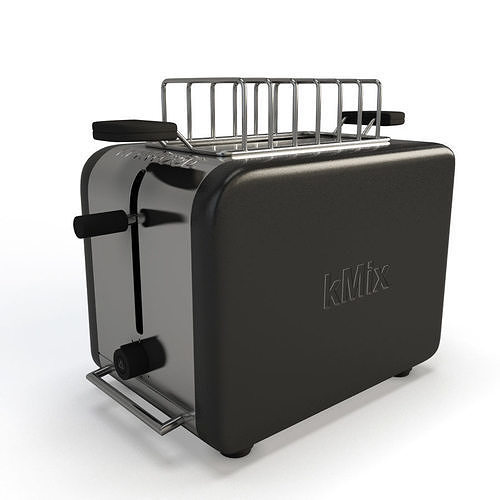 Kmix Black Toaster Kenwood 3D model