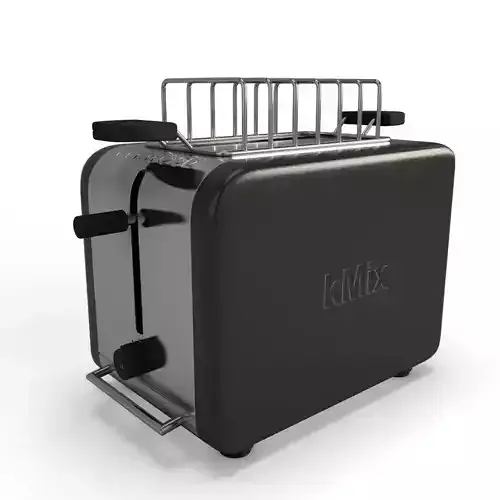 Kmix Black Toaster Kenwood 3D model