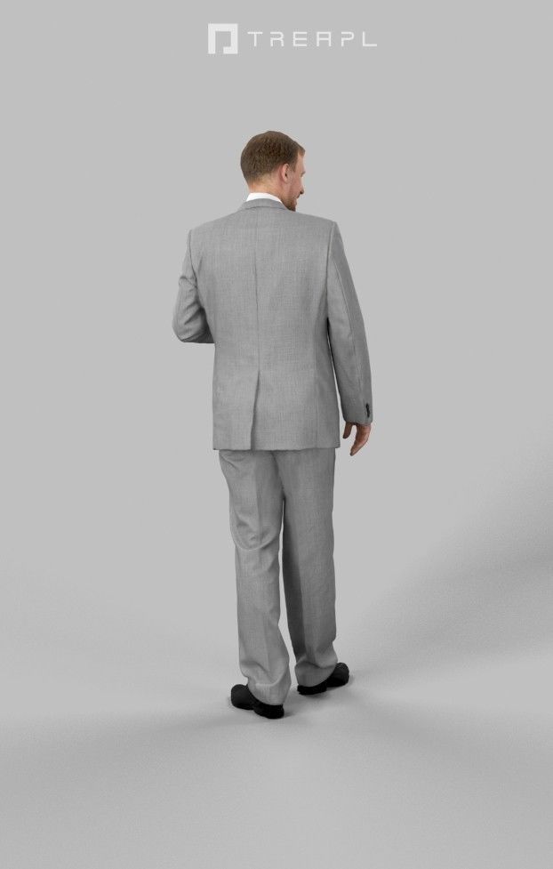 5x BUSINESS MAN STANDING  VOL01 Scanned 3D Model Collection_12