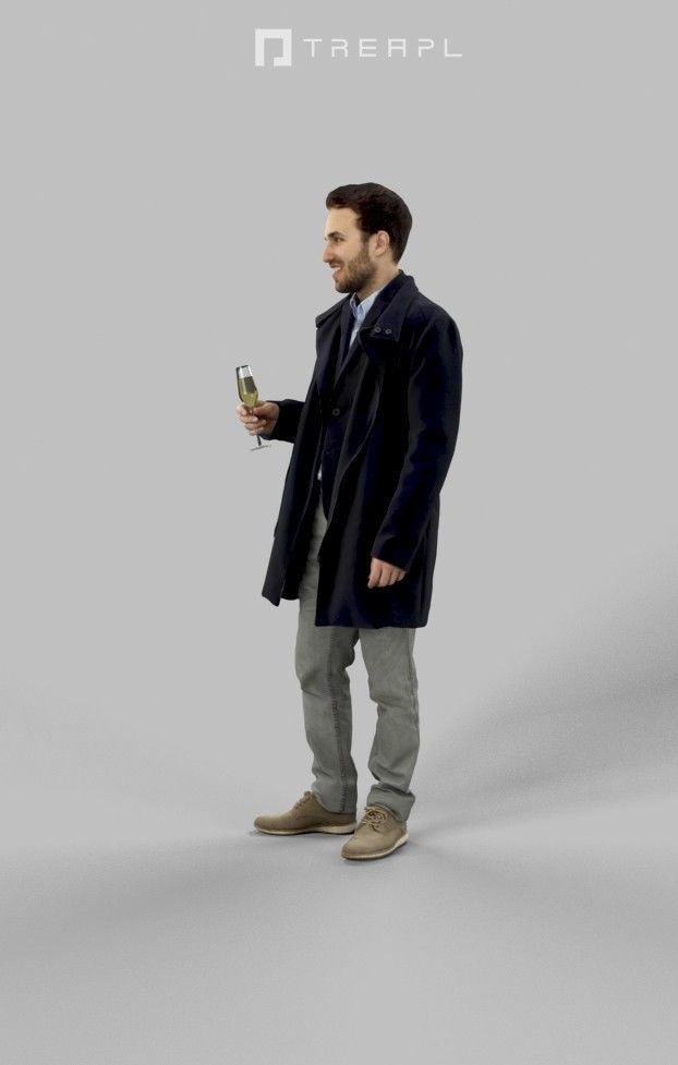 5x BUSINESS MAN STANDING  VOL01 Scanned 3D Model Collection_40