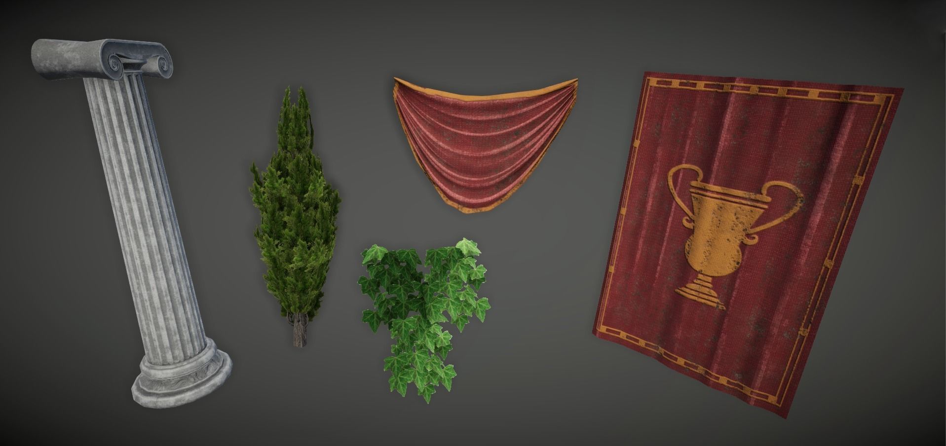 Roman Patrician House 3D model_11