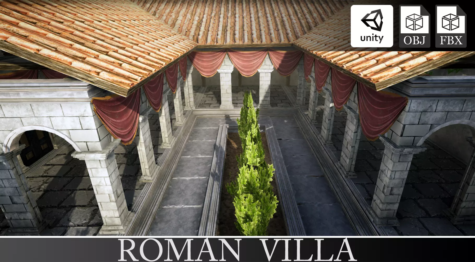Roman Patrician House 3D model_0