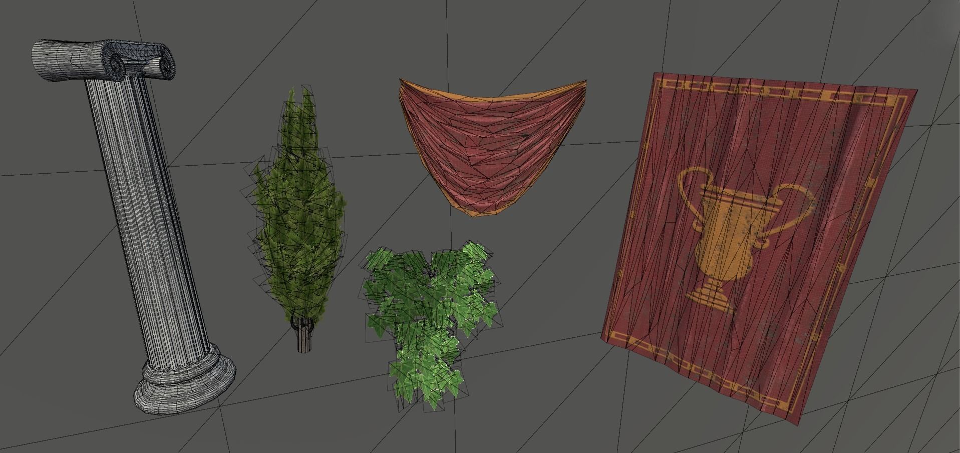 Roman Patrician House 3D model_12