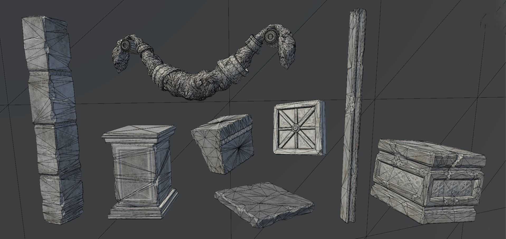 Roman Patrician House 3D model_10