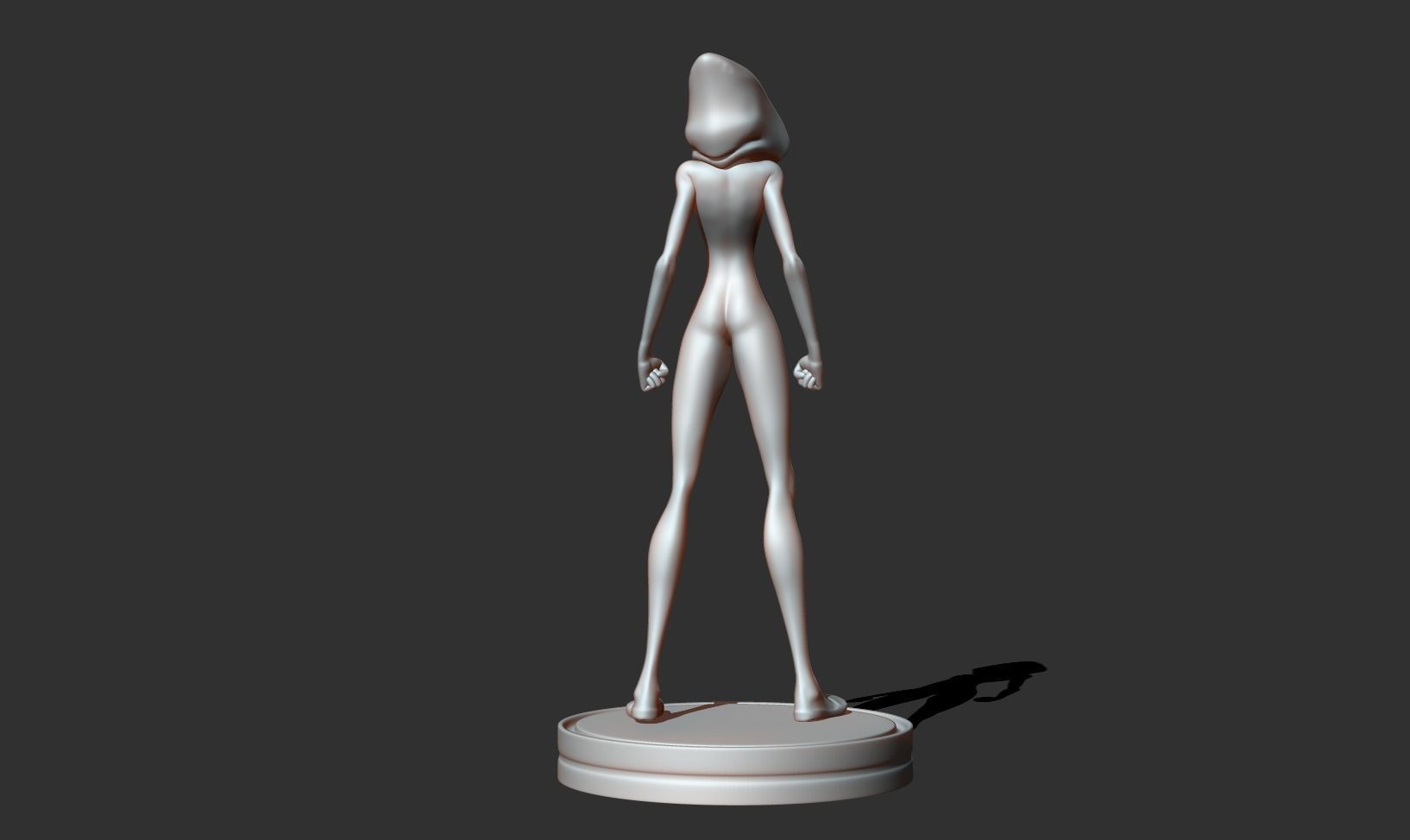 Spider-Gwen 3D person from spider verse 3D print model_14