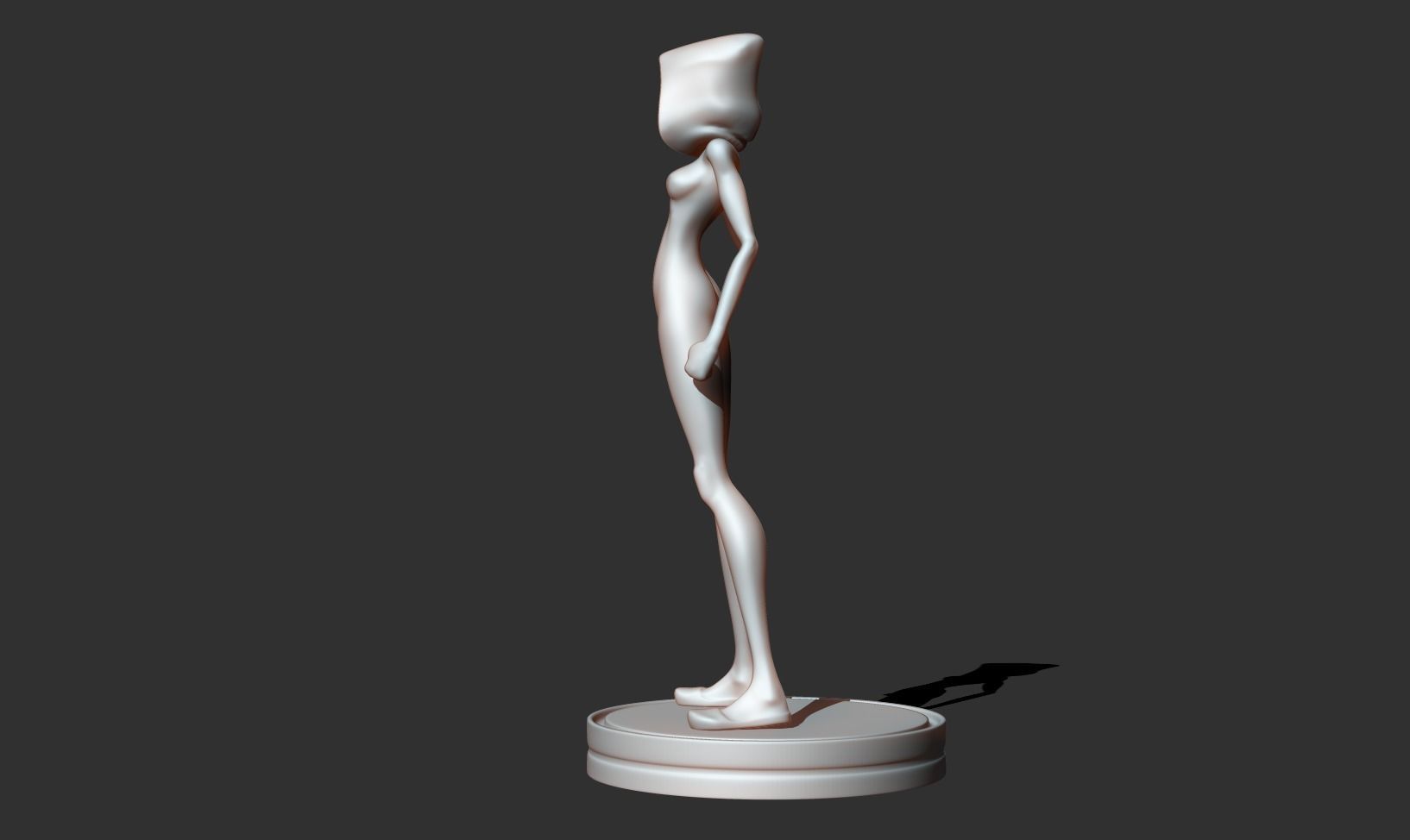 Spider-Gwen 3D person from spider verse 3D print model_15