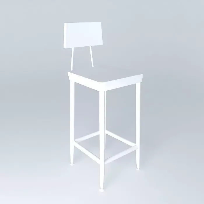 Bar Stool Free 3D model_0