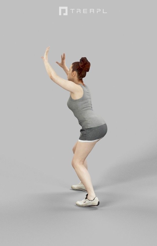 5x SPORT MAN WOMAN PEOPLE VOL02 SCANNED 3D Model Collection_4