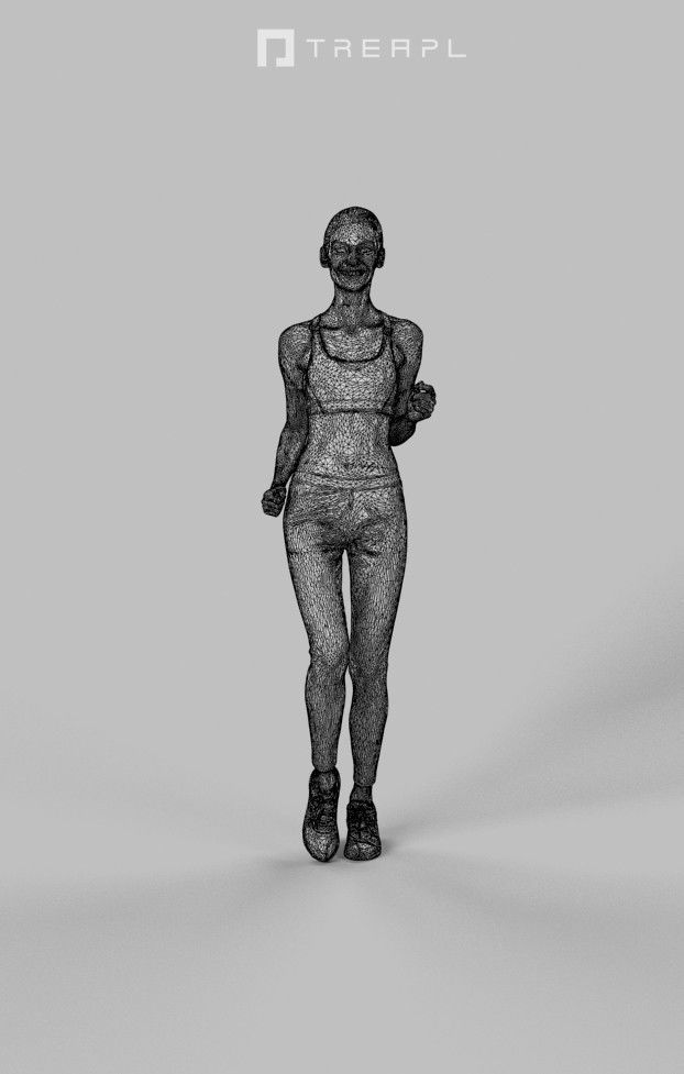 5x SPORT MAN WOMAN PEOPLE VOL02 SCANNED 3D Model Collection_24