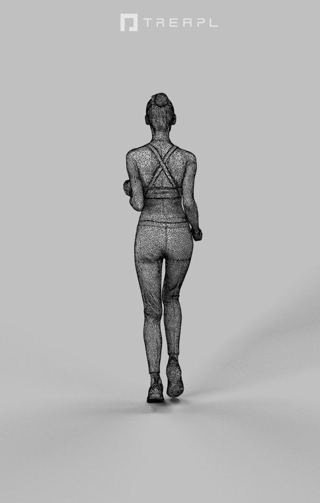 5x SPORT MAN WOMAN PEOPLE VOL02 SCANNED 3D Model Collection_23