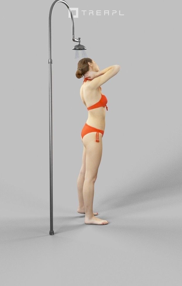 5x BEACH MAN WOMAN VOL01 SCANNED 3D Model Collection_14