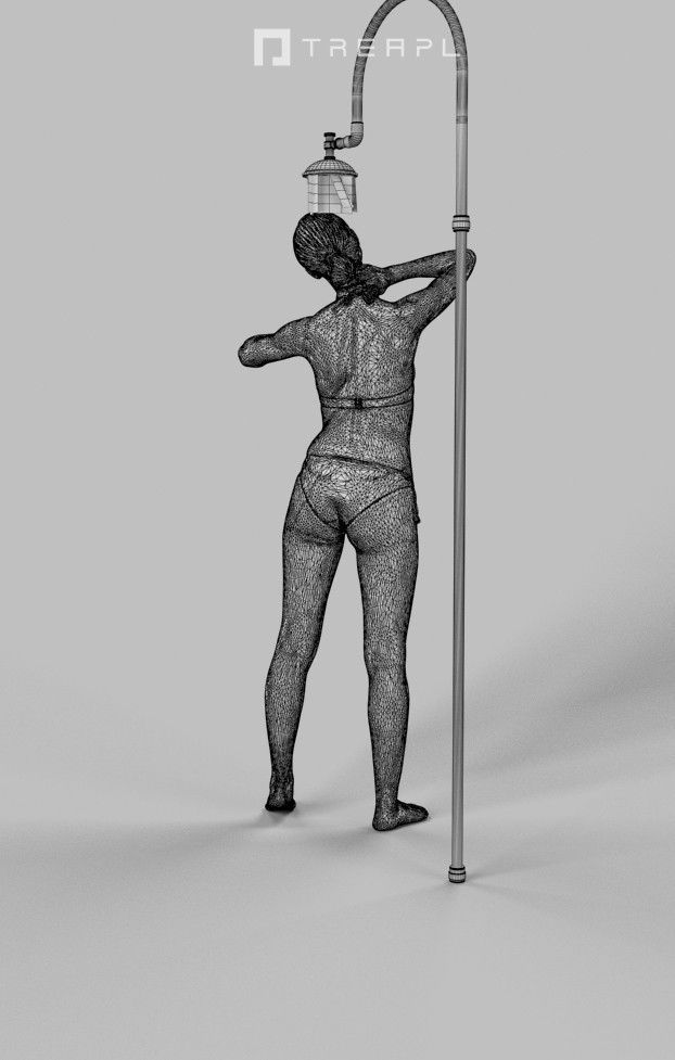 5x BEACH MAN WOMAN VOL01 SCANNED 3D Model Collection_16