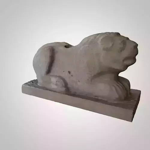 ASSYRIAN - LION GUARDING STONE 3D model