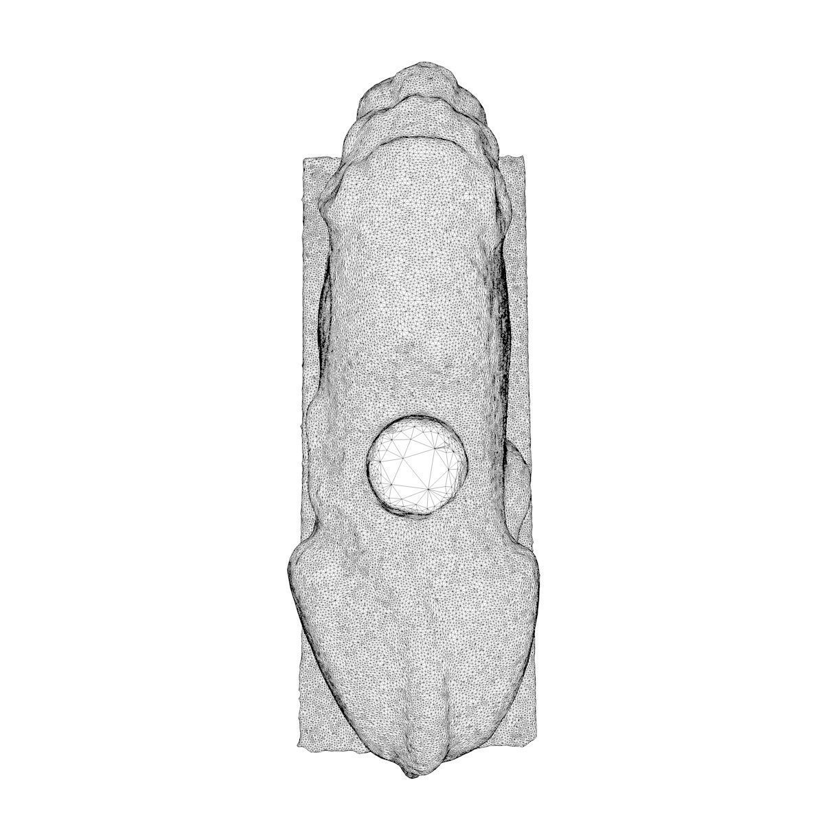 ASSYRIAN - LION GUARDING STONE 3D model_5