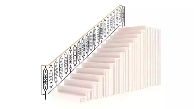 Highly detailed railing 02