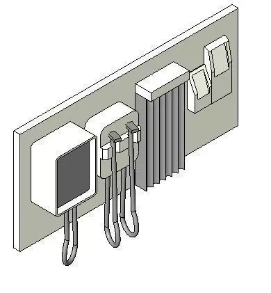 Diagnostic Set  Wall mounted 3D model_0
