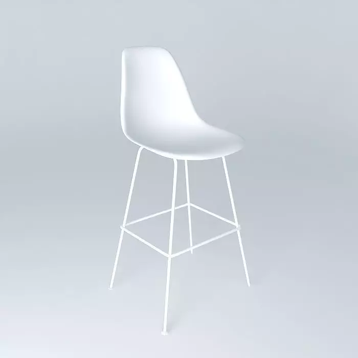 Bar Stool Free 3D model_0
