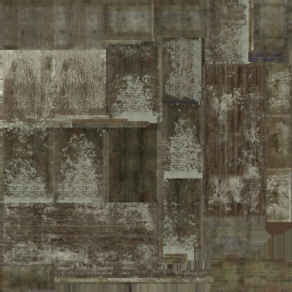 Writen Table Low-poly 3D model_5