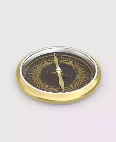 Custom Nicolas Feuillatte Palmes Dor Compass 3D model