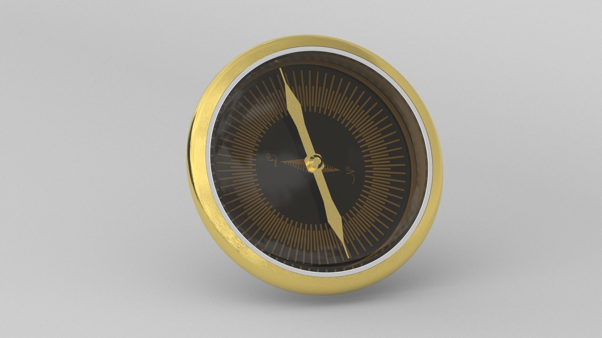 Custom Nicolas Feuillatte Palmes Dor Compass 3D model_8