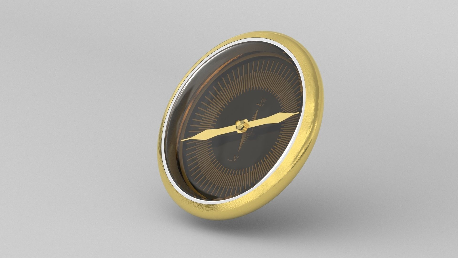 Custom Nicolas Feuillatte Palmes Dor Compass 3D model_6