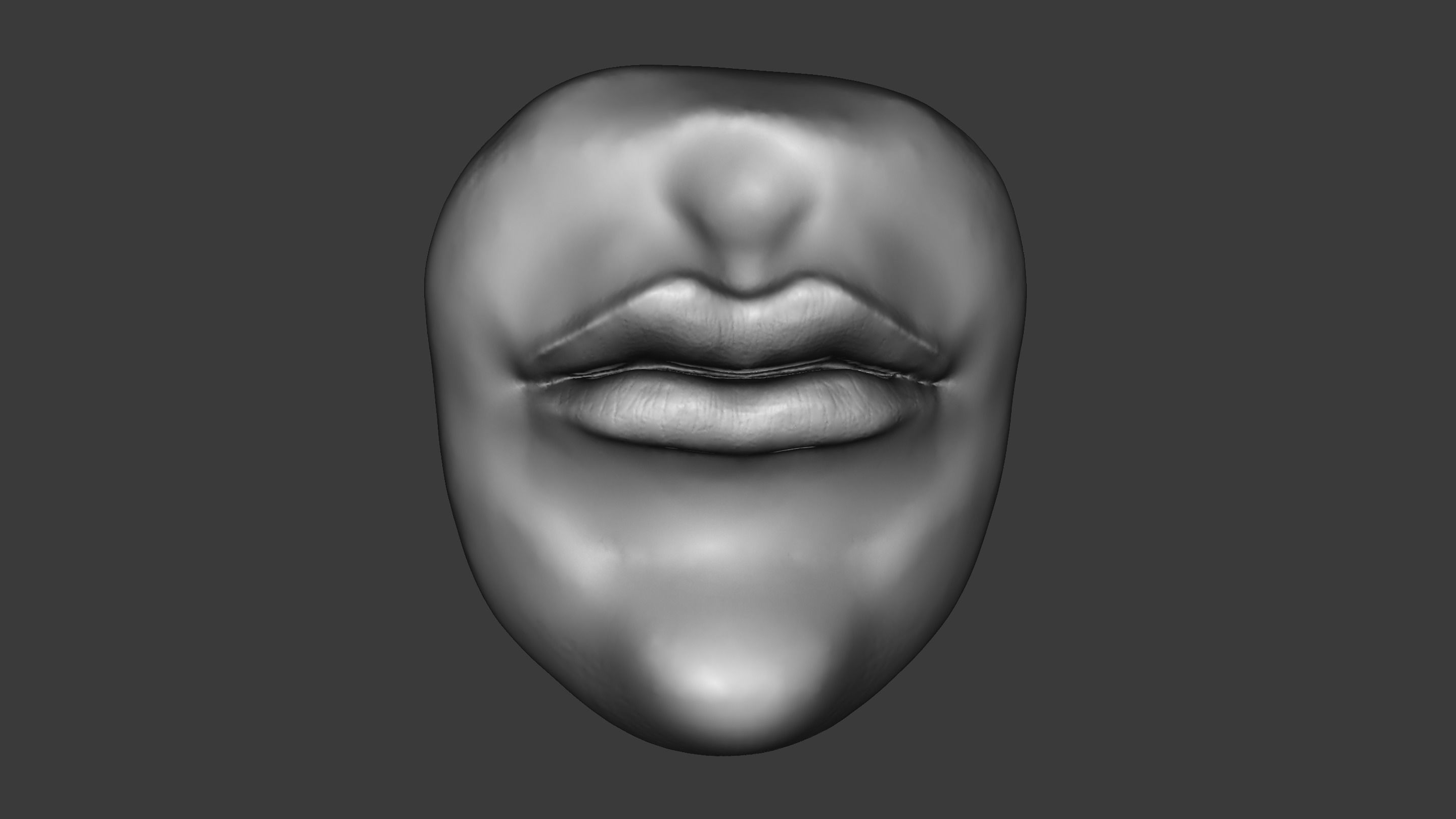 Human Mouth Lips 3D model_5