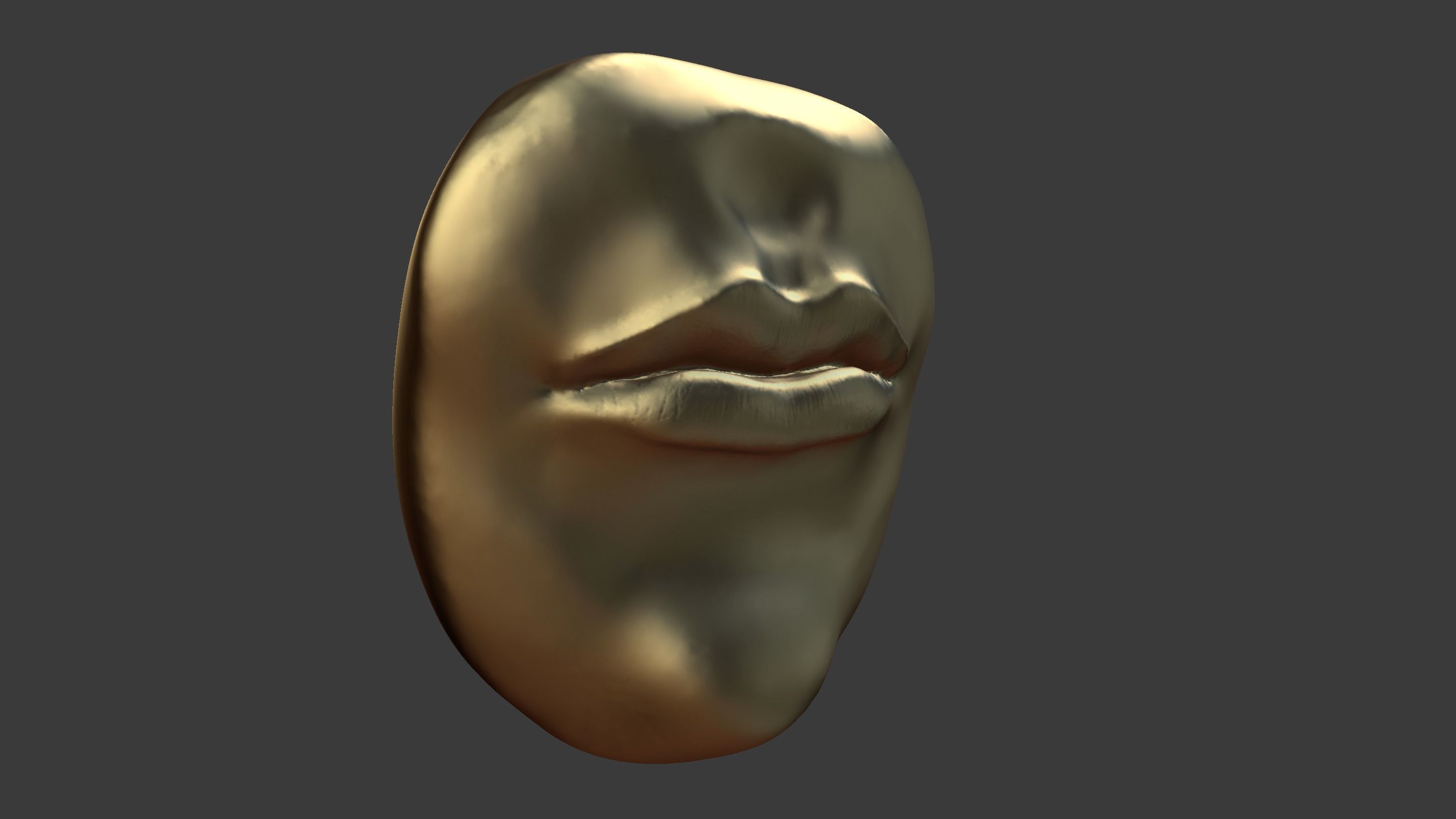 Human Mouth Lips 3D model_6