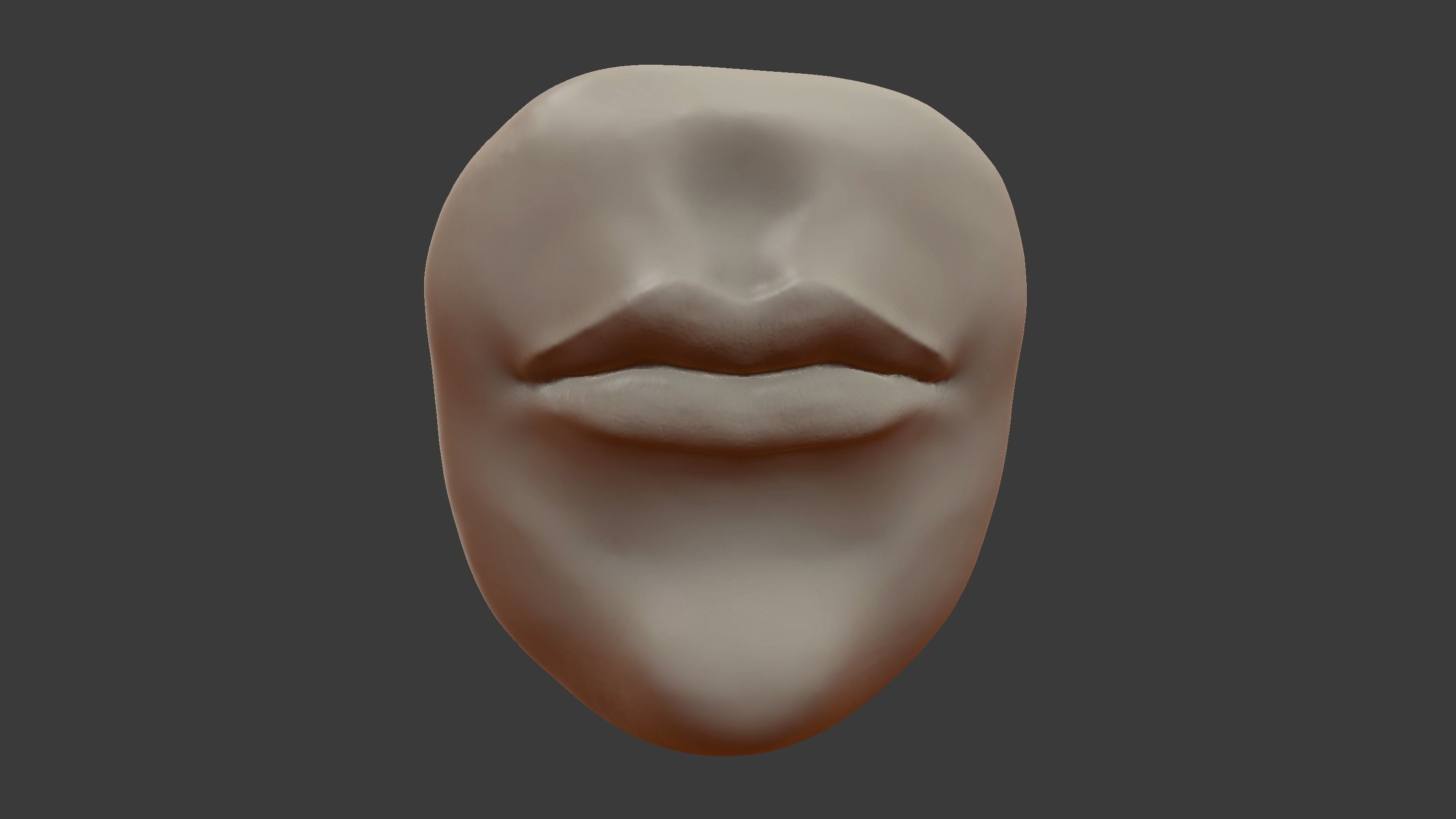 Human Mouth Lips 3D model_9
