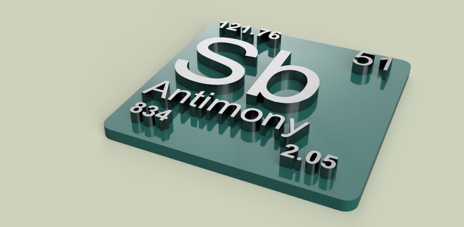Periodic Table of Elements  blocks  chemistry   -  stl file 3D print model_9