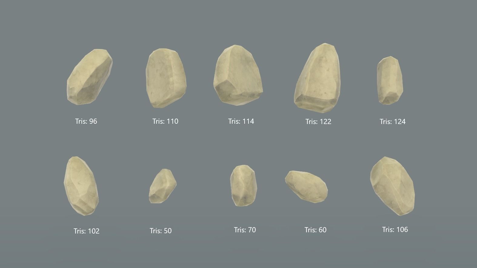 Stylized Nature Vol 01 Low-poly 3D model_15