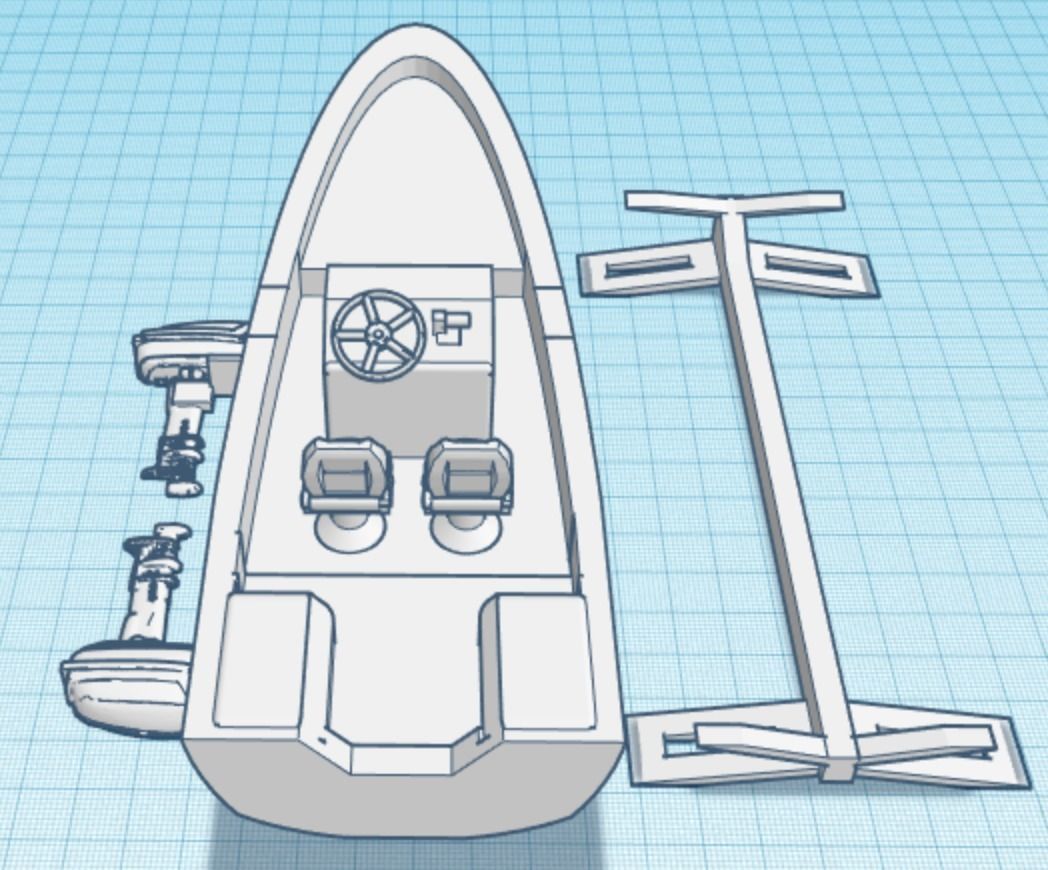 Sea Pro 170 2005 Boat 3D print model_2