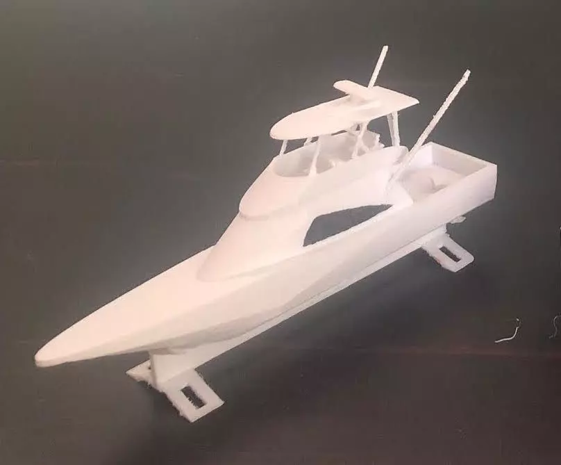 Fishing Charters 48ft Viking Ship 3D print model_0