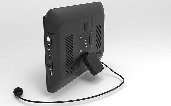 monitor star wars tablet with charger 3D model