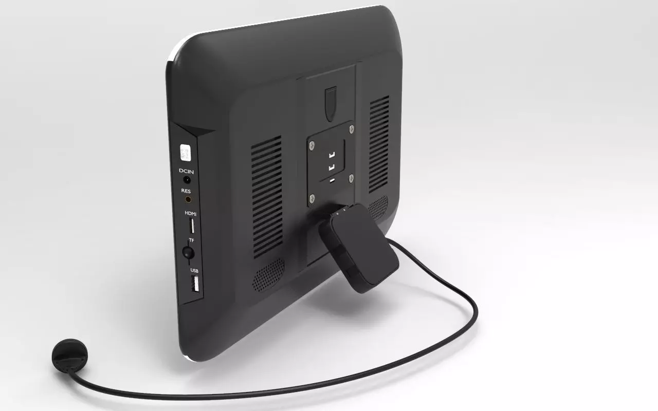 monitor star wars tablet with charger 3D model_0