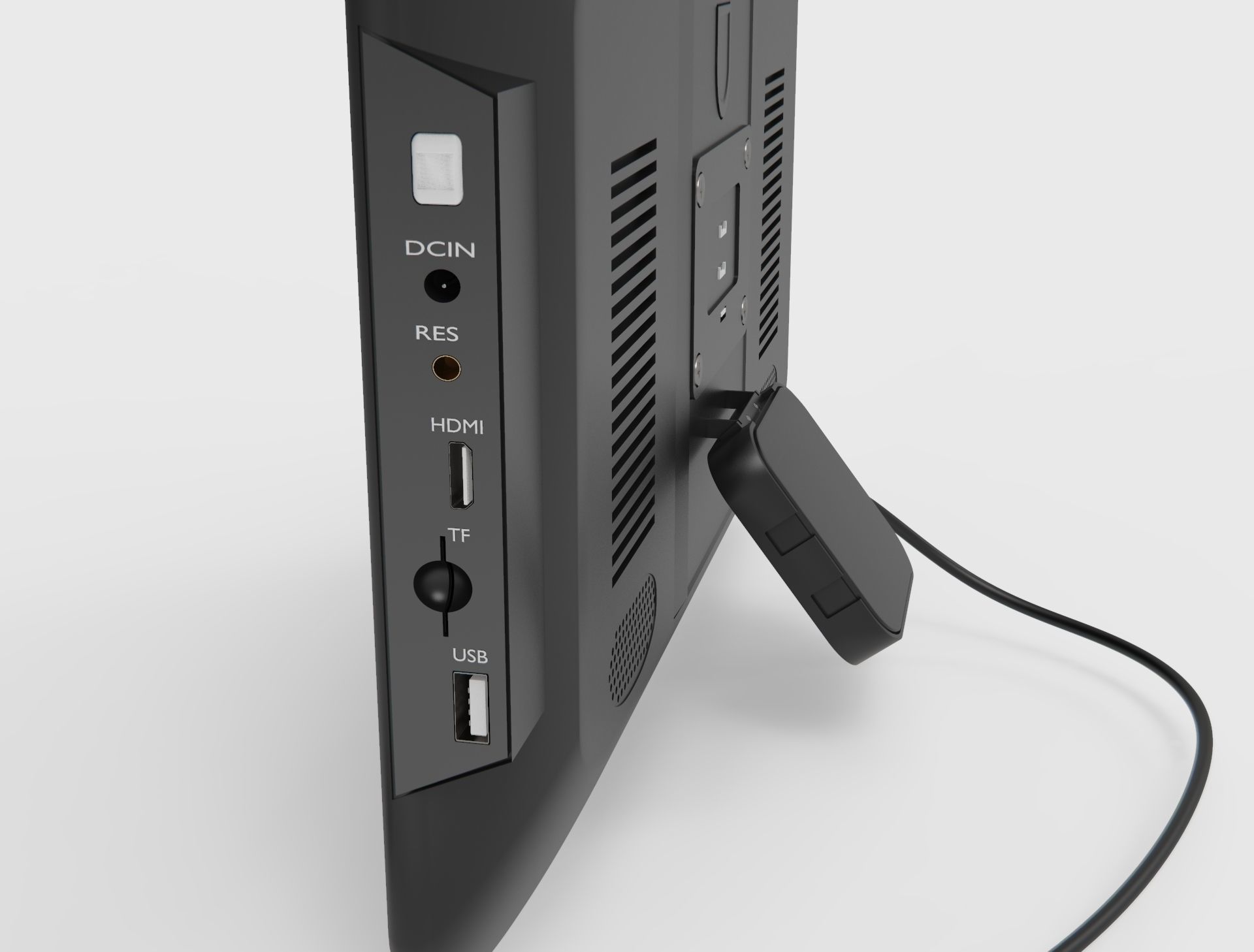 monitor star wars tablet with charger 3D model_3