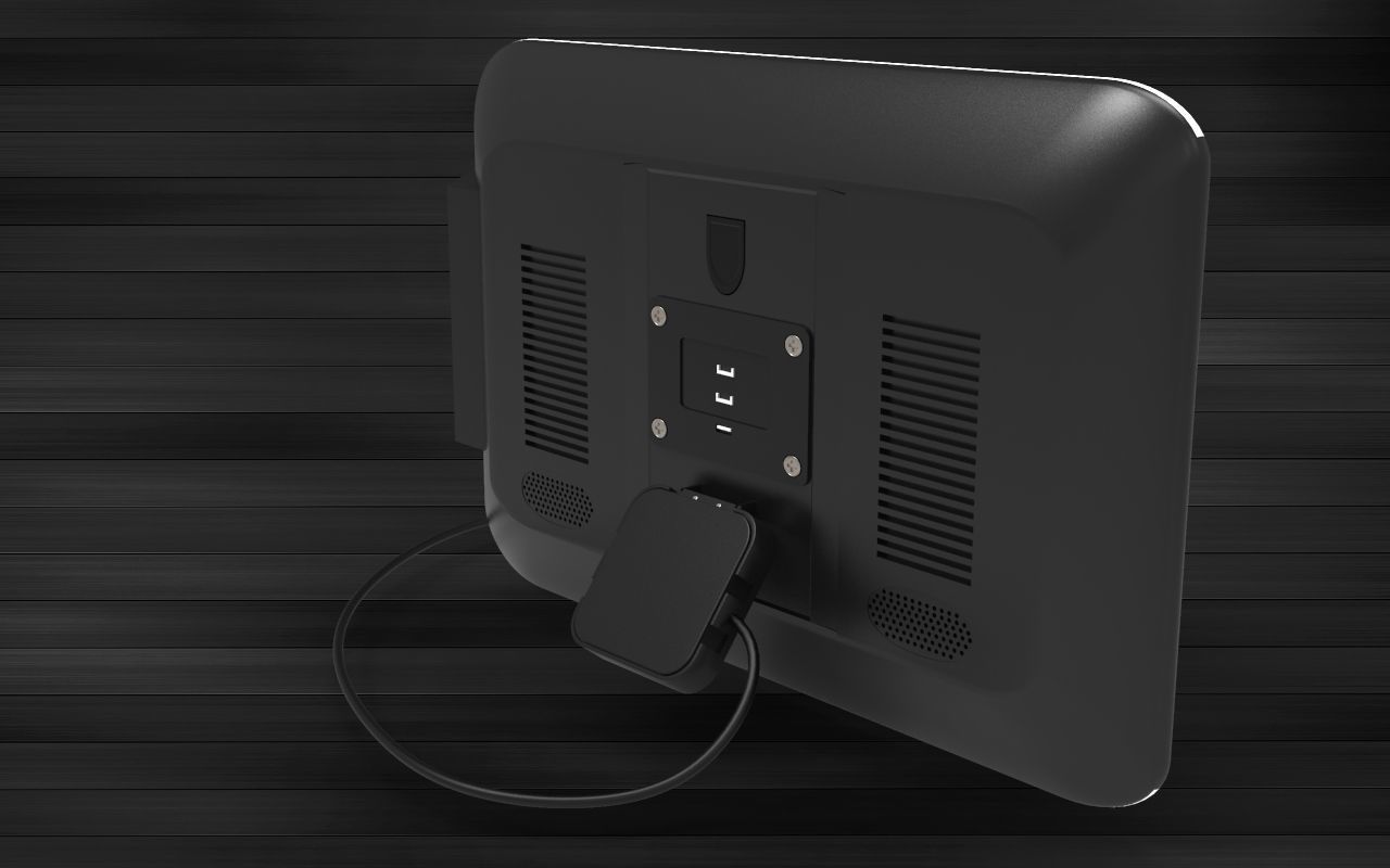 monitor star wars tablet with charger 3D model_12