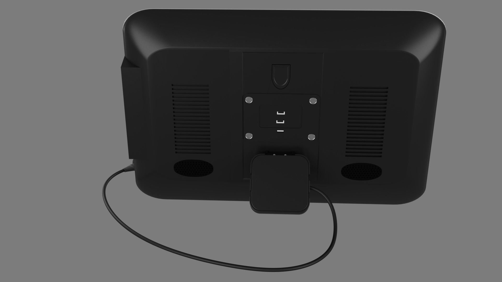 monitor star wars tablet with charger 3D model_5