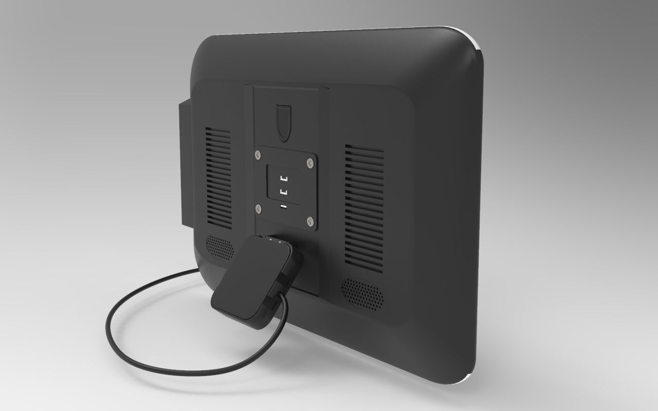 monitor star wars tablet with charger 3D model_15