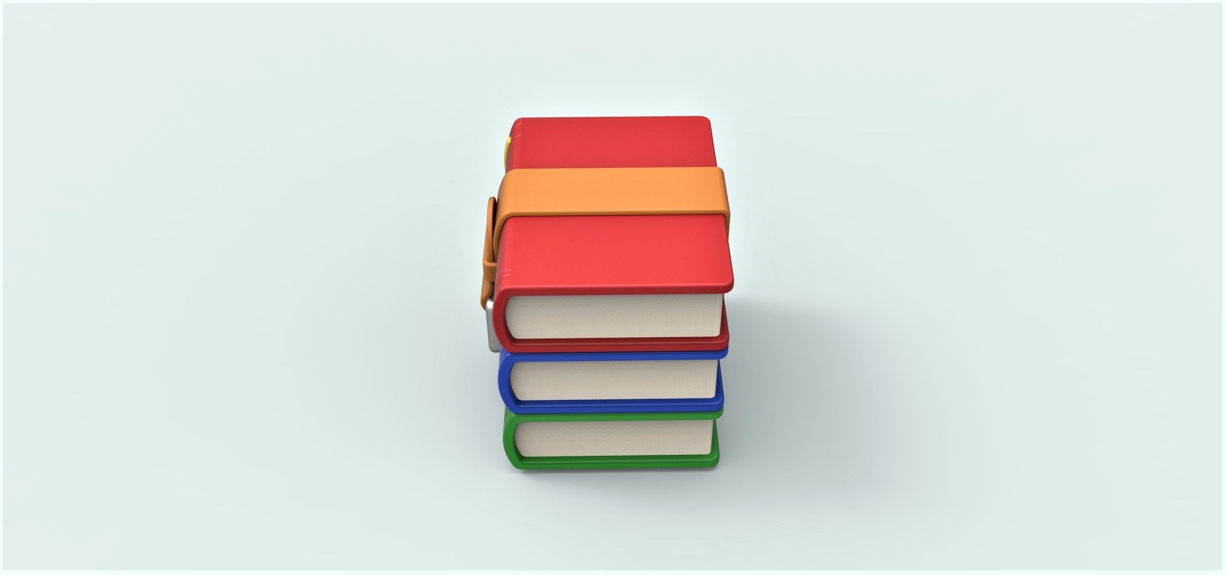 Archive colorful suitcase 3D print model_6