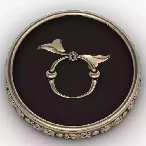 Brooche with armenian letter Ts