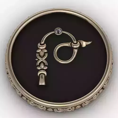Brooche with armenian letter The