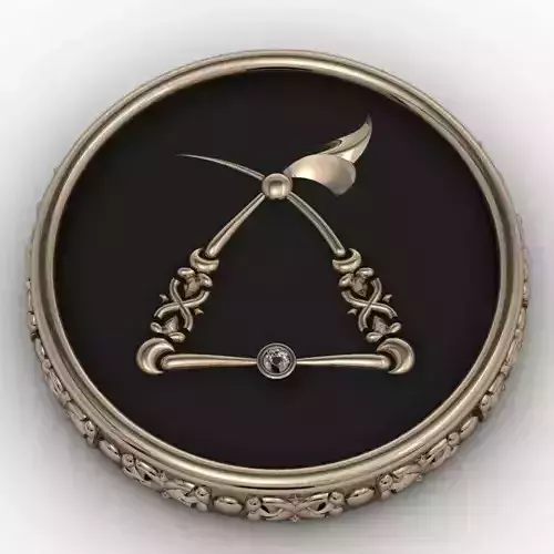 Brooche with armenian letter Tch