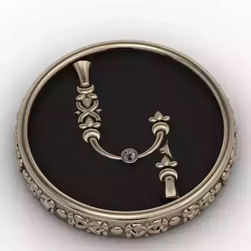 Brooche with armenian letter K